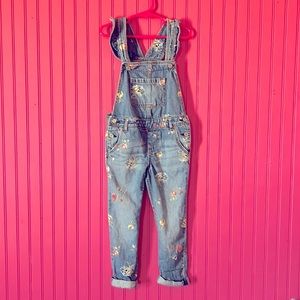 Girls Gap denim overalls